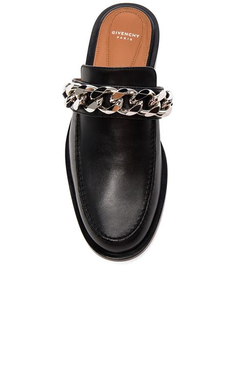 givenchy chain loafer slides|Givenchy slides for women.